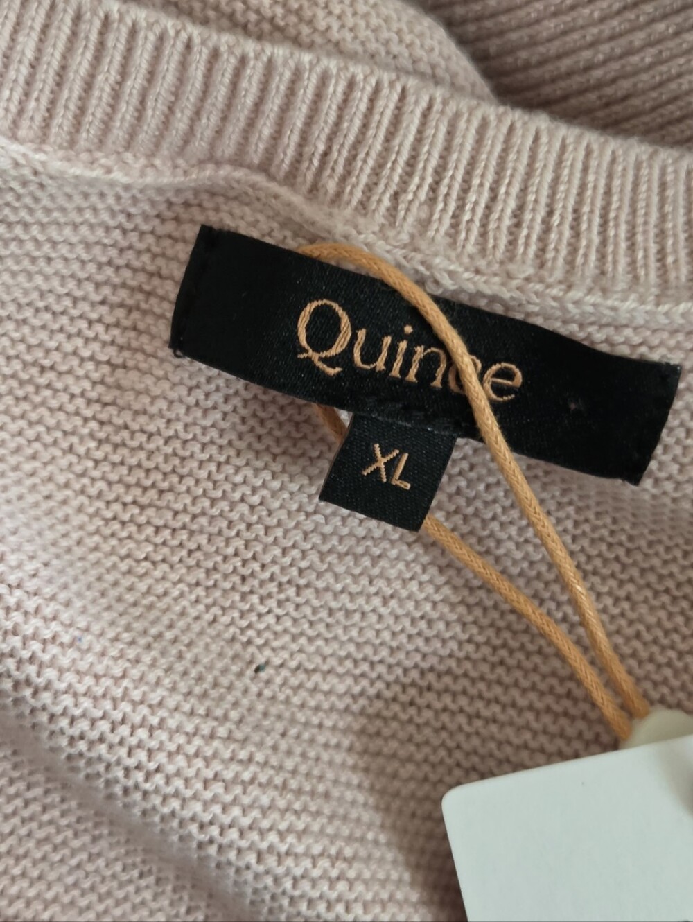Quince Soft Rose Crewneck Sweater - Picture 3 of 4